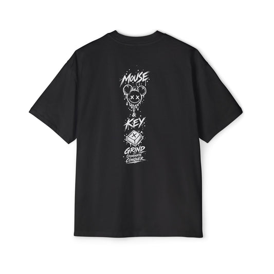 Smiley Mouse & Key - Oversized Tee