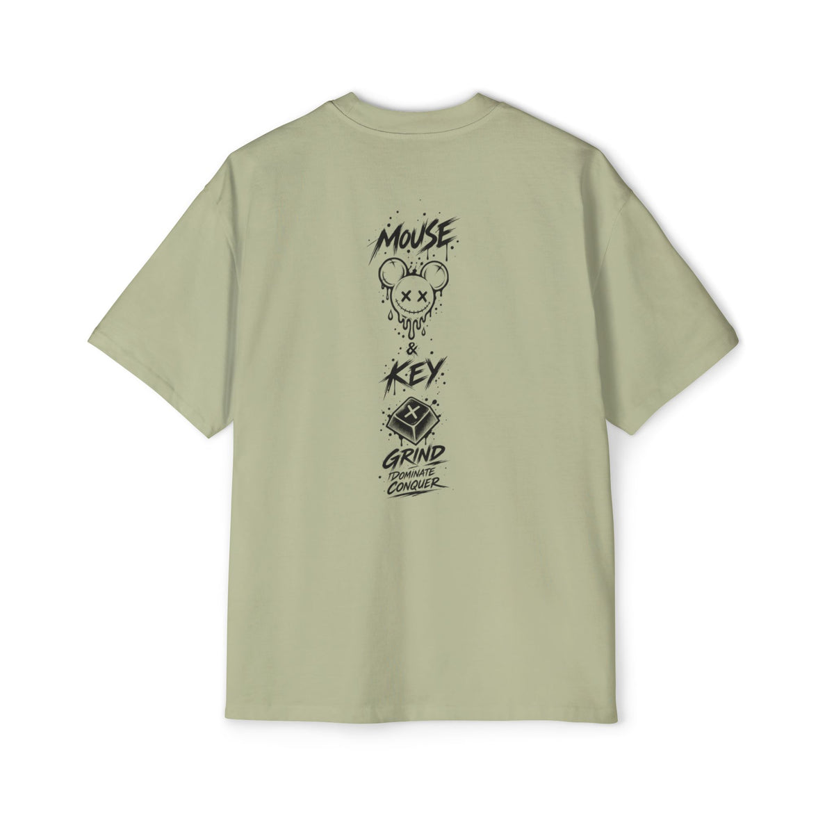 Smiley Mouse & Key - Oversized Tee