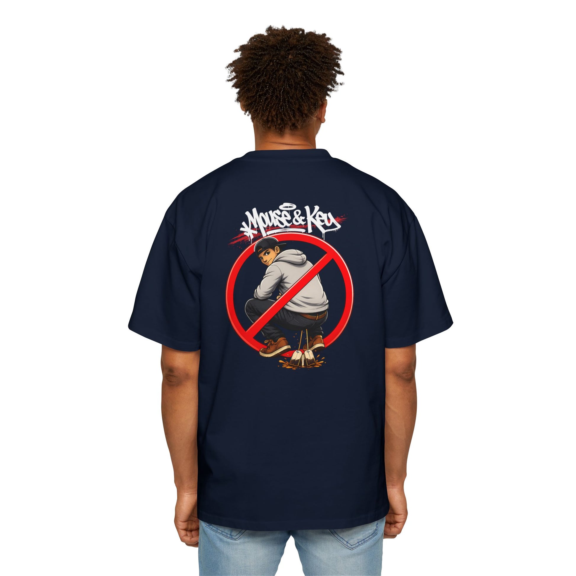 Mouse & Key No Tea Baggin' - Oversized Tee