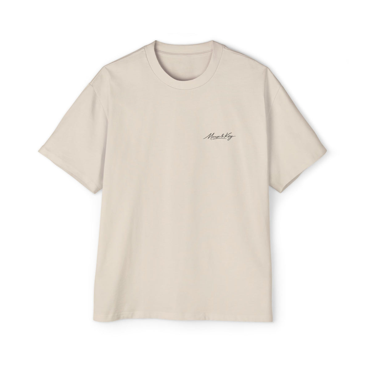 T-shirt oversize Mandala souris et clé