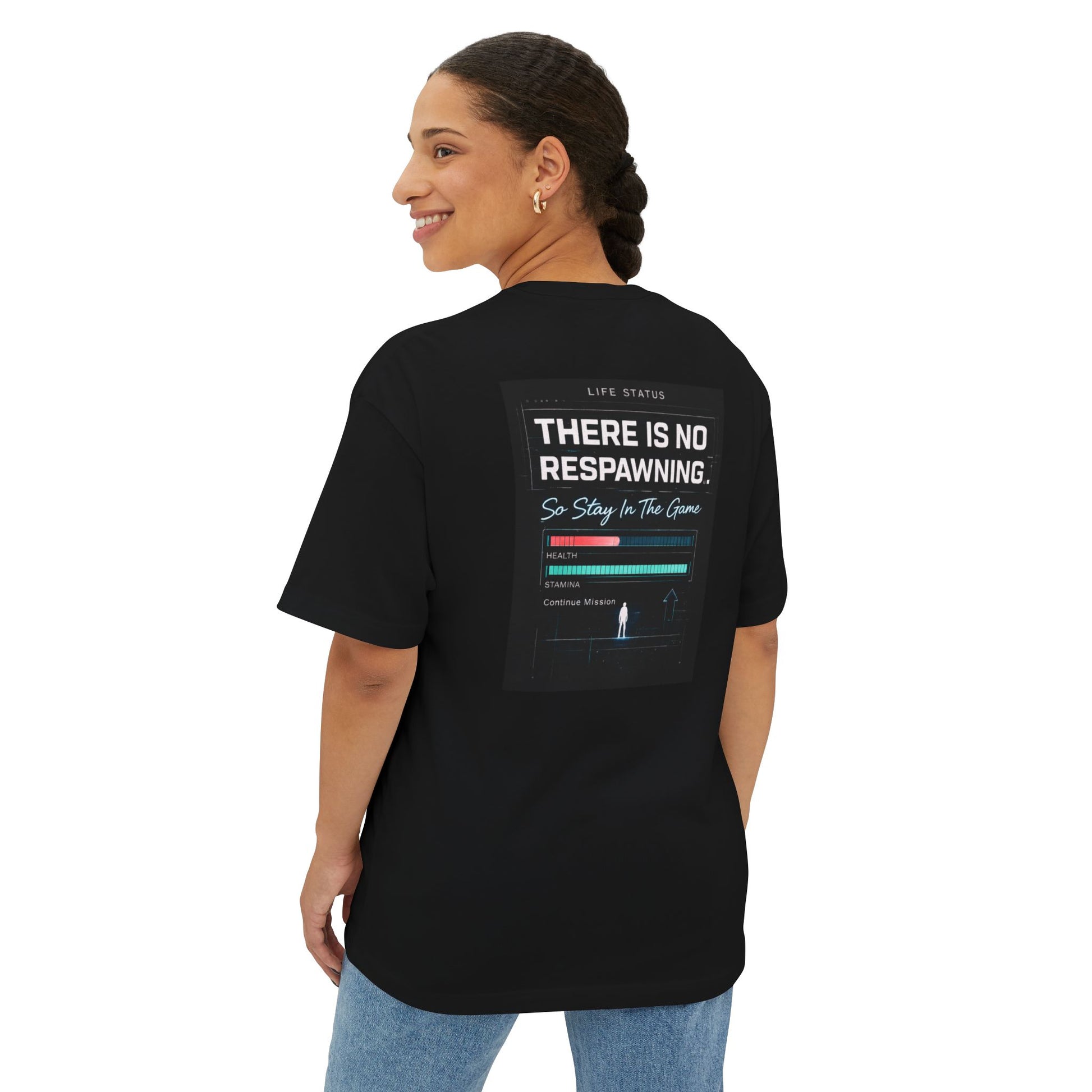 Stay In The Game - Mental Health Oversized Tee