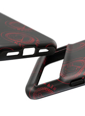 Coque de téléphone — Motif logo M&K à timbre rouge
