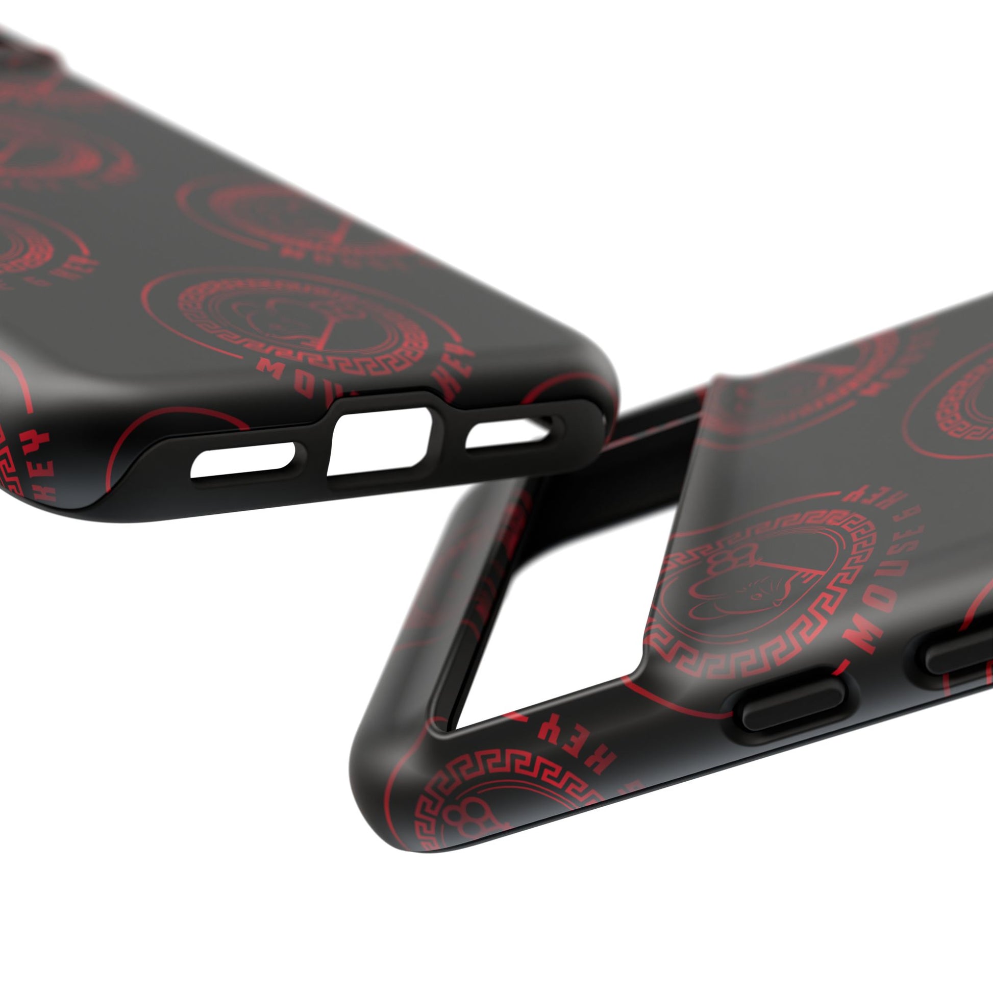 Coque de téléphone — Motif logo M&K à timbre rouge