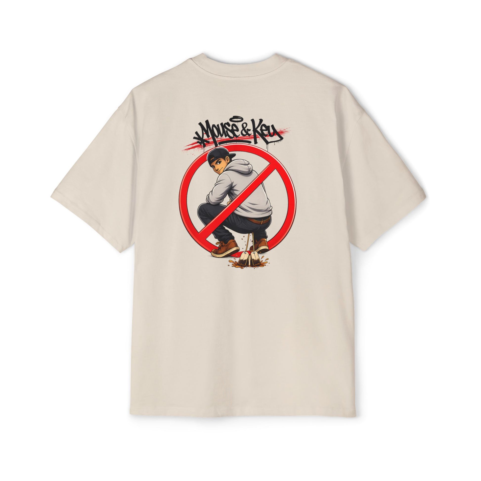 Mouse & Key No Tea Baggin' - Oversized Tee
