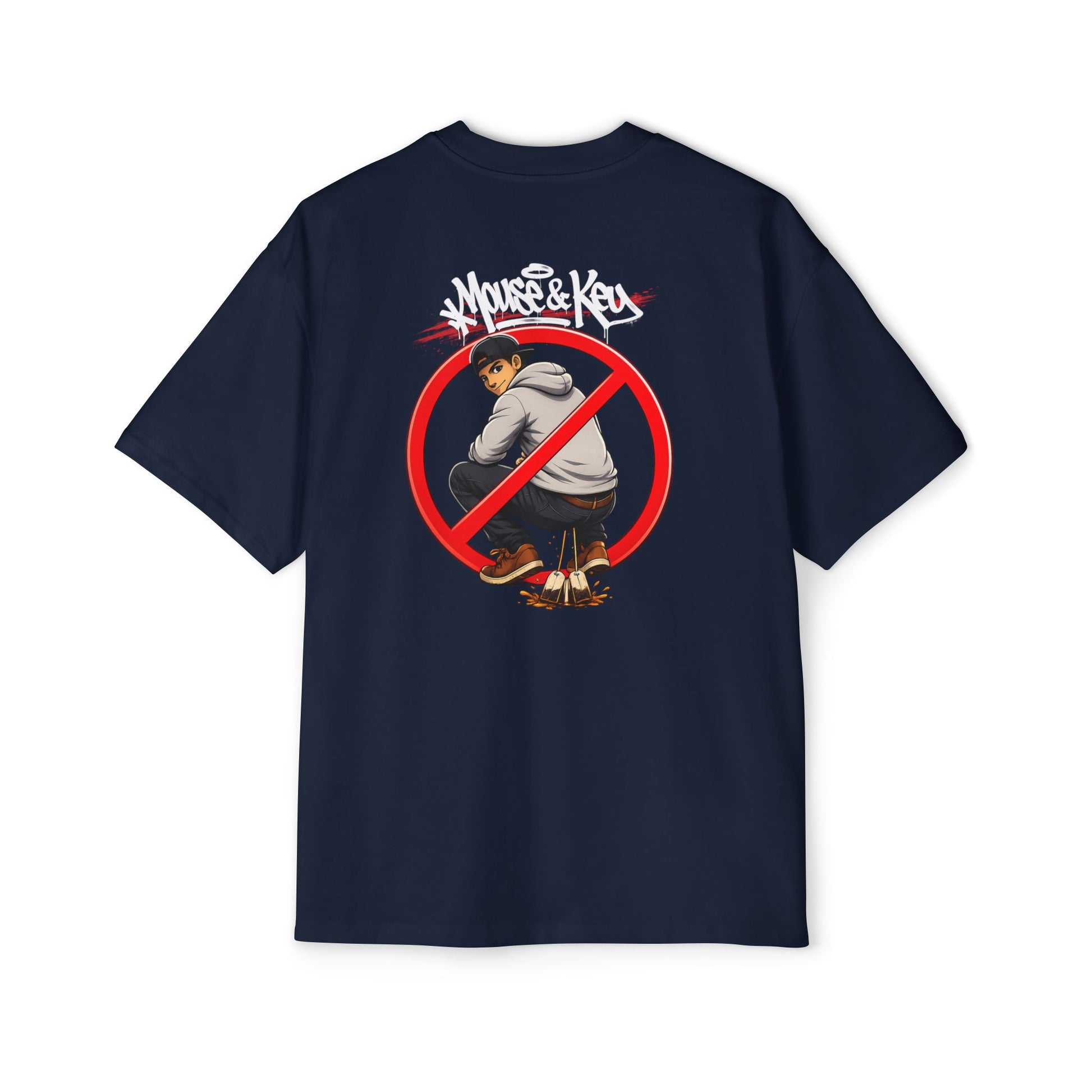 Mouse & Key No Tea Baggin' - Oversized Tee