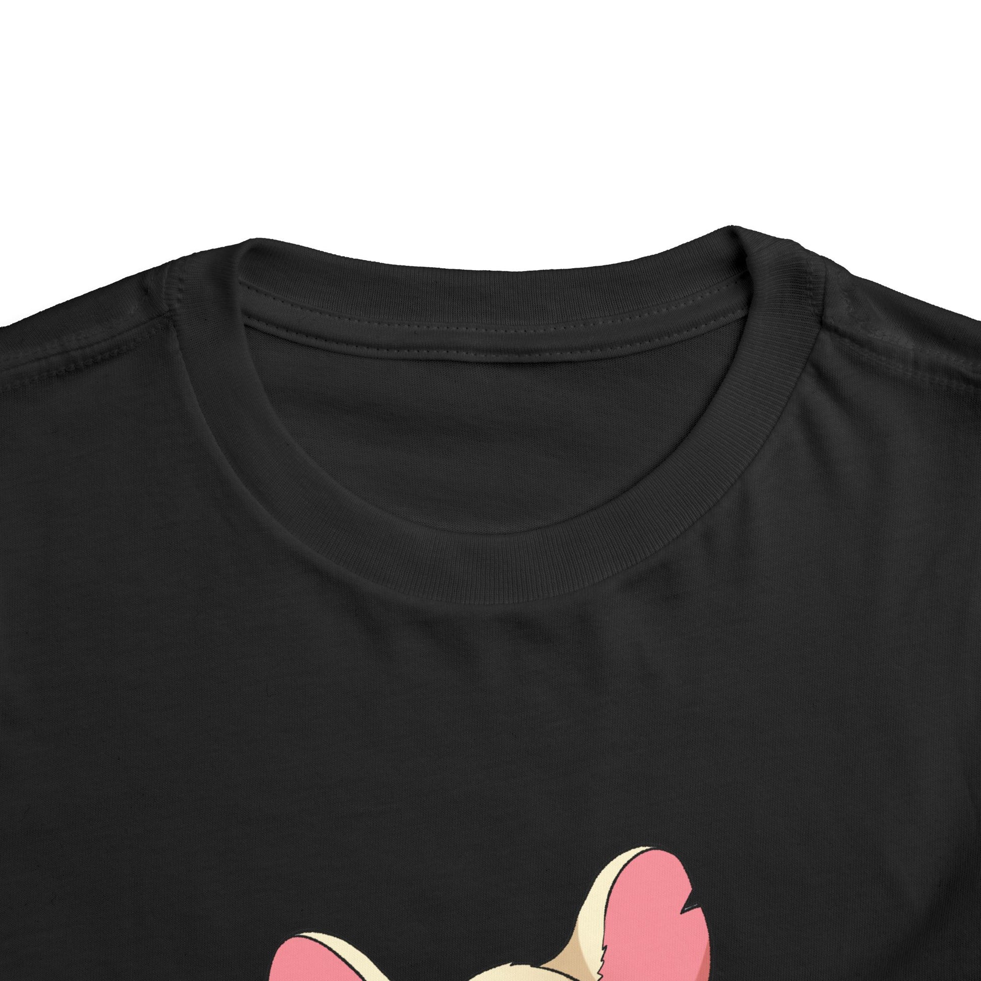 Toddler Tee — Cute Warrior Mouse Graphic Shirt