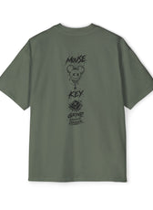 Smiley Mouse & Key - Oversized Tee