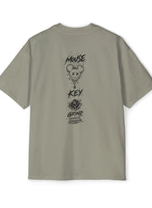Smiley Mouse & Key - Oversized Tee