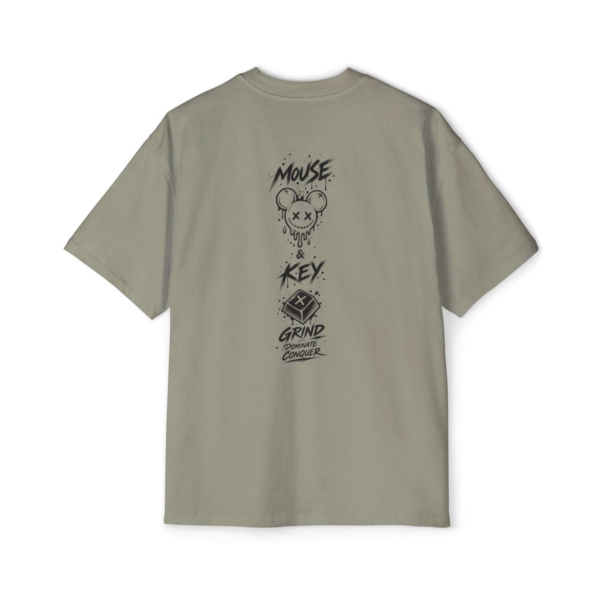 Smiley Mouse & Key - Oversized Tee