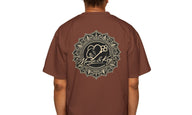 T-shirt oversize Mandala souris et clé