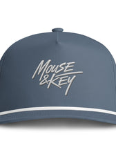 Mouse & Key Embroidered Snapback Hat - Rope Cap