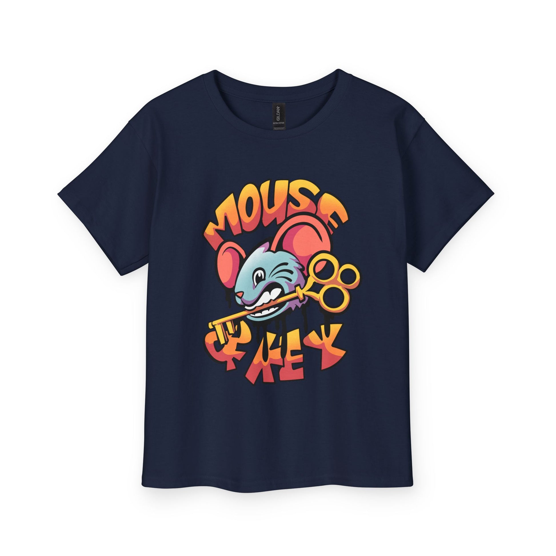 T-shirt enfant — « Souris et clé grises »
