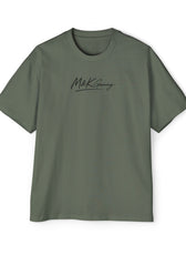 Cypress oversized Mouse & Key gaming t-shirt with minimalist white M&K signature logo design