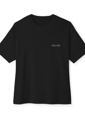 Front of black mental health awareness gaming shirt from the Mouse & Key Still Here Collection