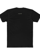 Back of Black mental health awareness gaming shirt featuring “Keep Pressing Forward” graphic from the Mouse & Key Still Here Collection