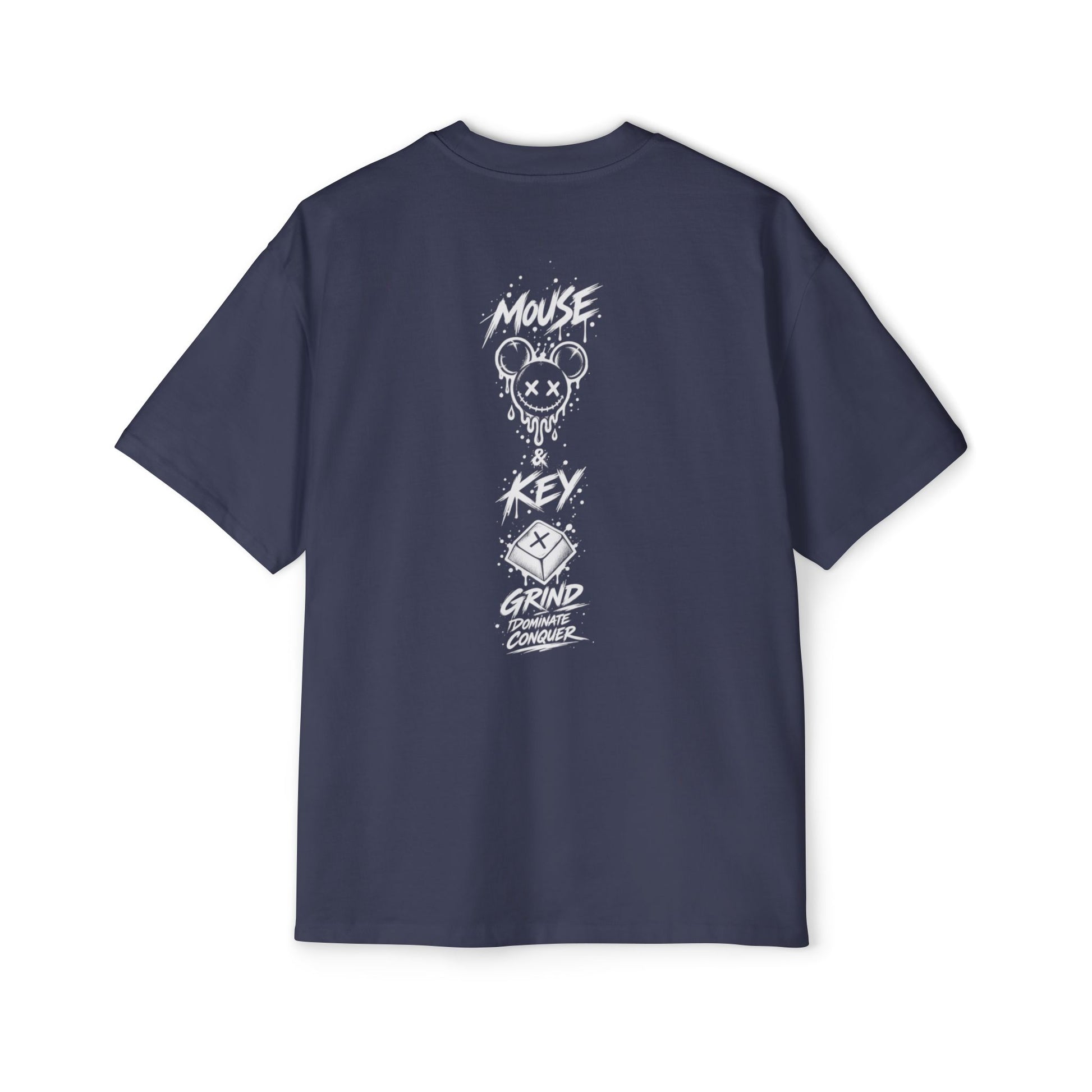 Smiley Mouse & Key - Oversized Tee