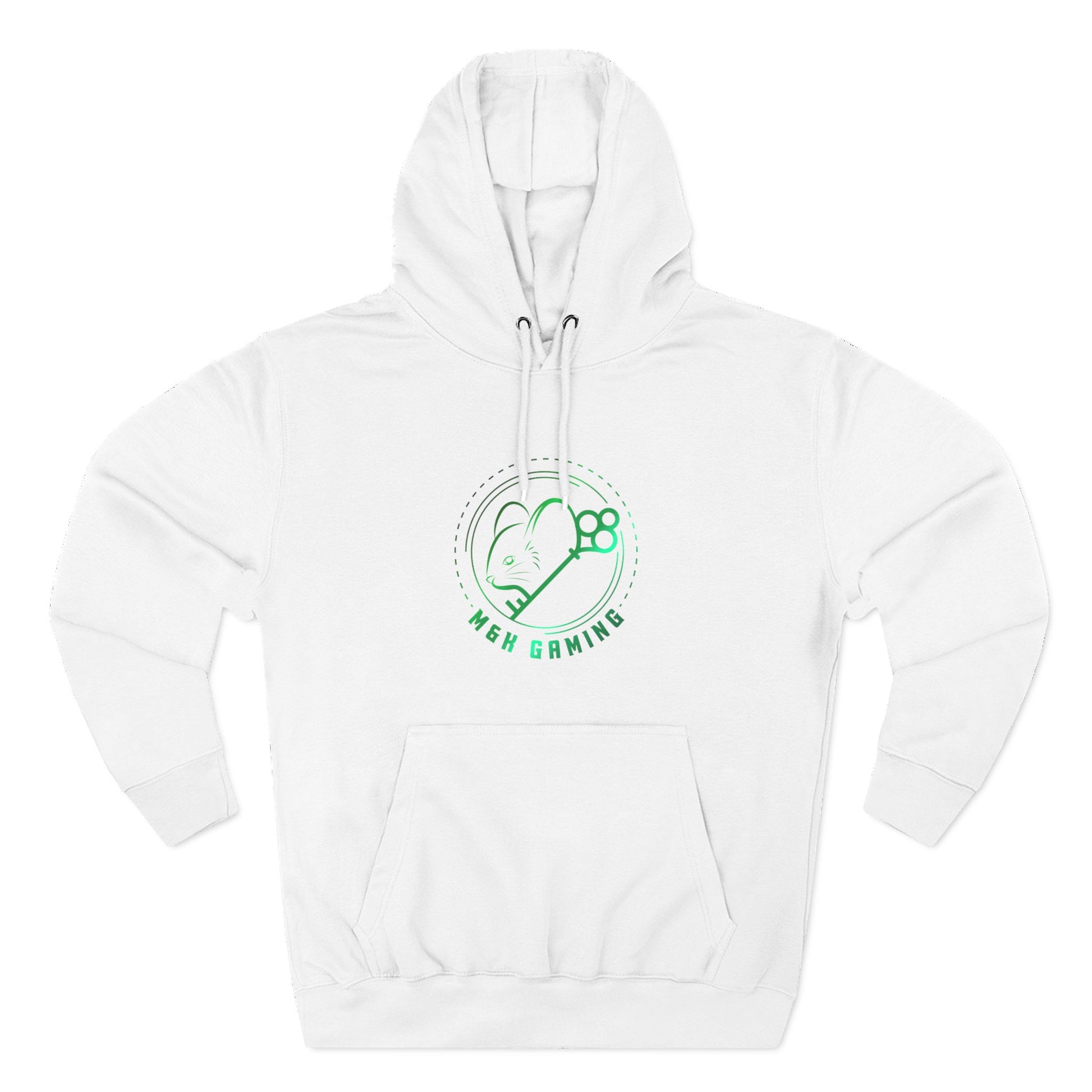 Green M & K Gaming Emblem - Fleece Hoodie