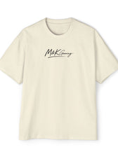 Butter oversized Mouse & Key gaming t-shirt with minimalist white M&K signature logo design