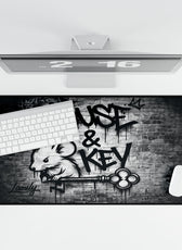 Mouse & Key Graffiti v2 Gaming Mouse Pad