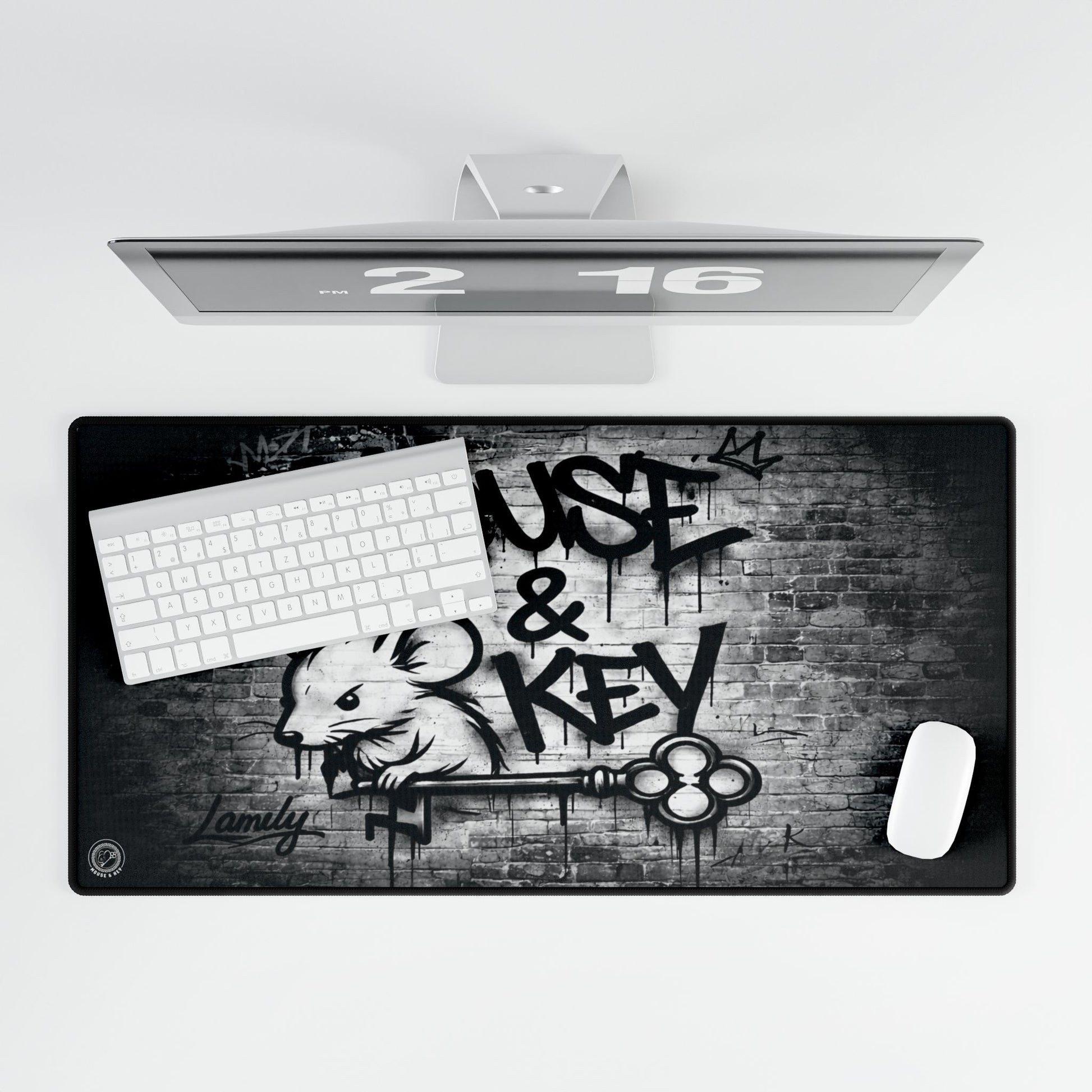 Mouse & Key Graffiti v2 Gaming Mouse Pad