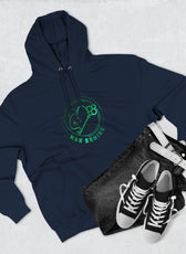 Green M & K Gaming Emblem - Fleece Hoodie
