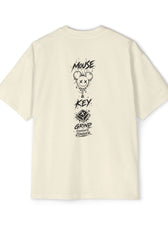 Smiley Mouse & Key - Oversized Tee