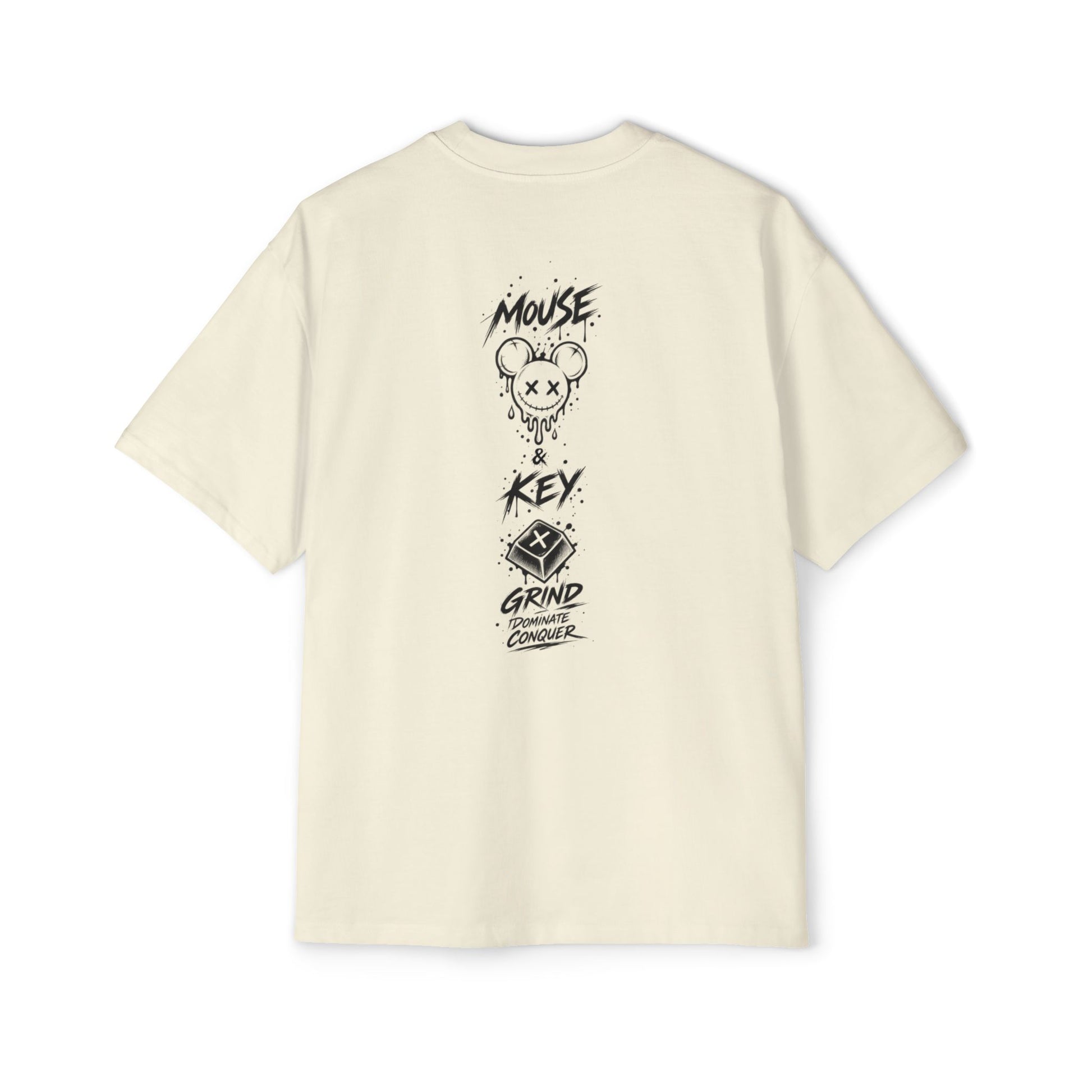 Smiley Mouse & Key - Oversized Tee