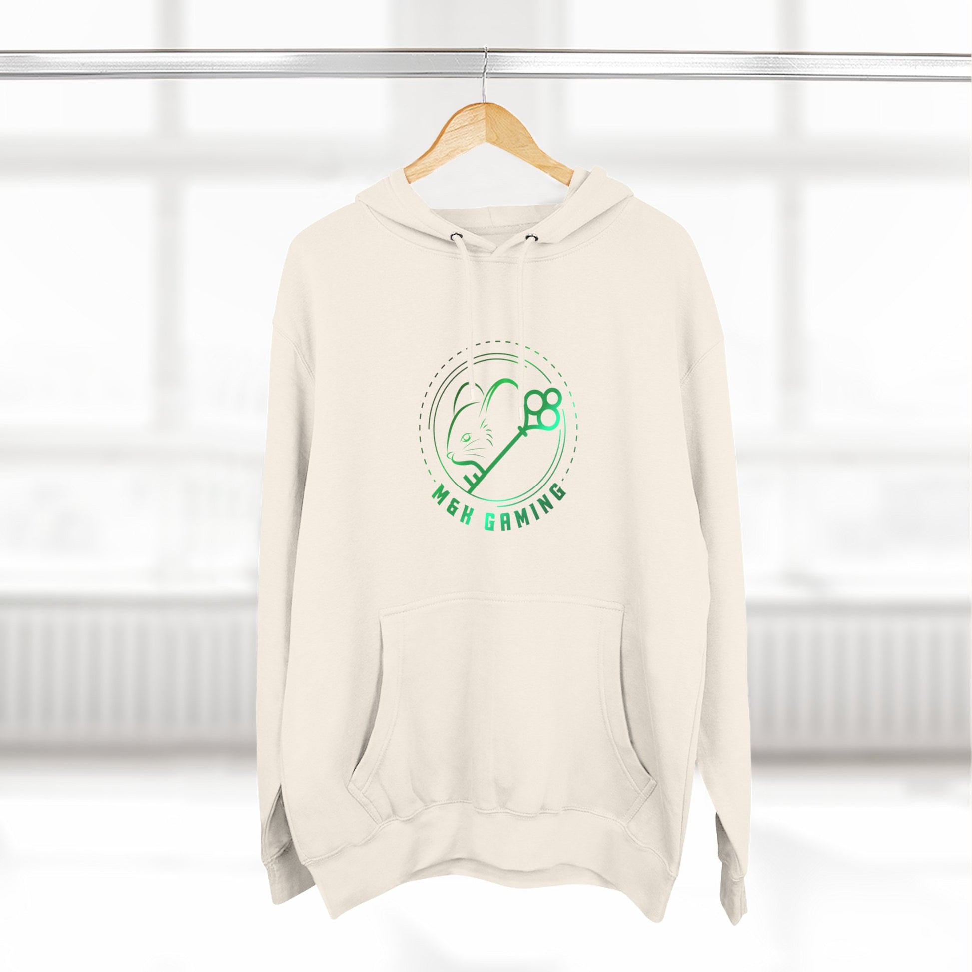 Green M & K Gaming Emblem - Fleece Hoodie