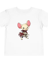 Toddler Tee — Cute Warrior Mouse Graphic Shirt