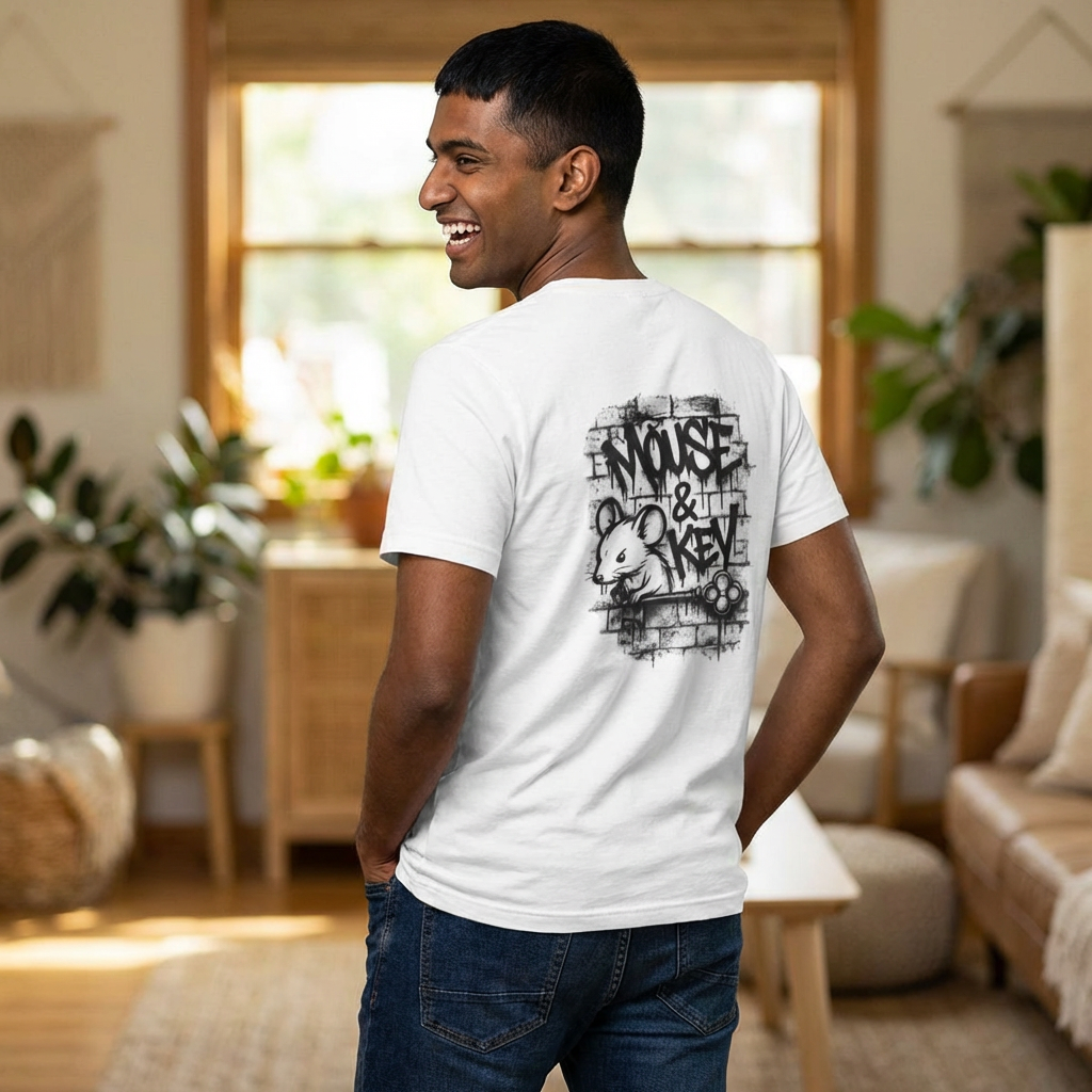 Mouse & Key Graffiti Tee