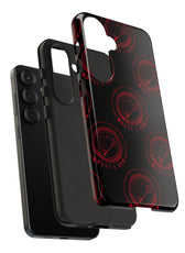 Coque de téléphone — Motif logo M&K à timbre rouge