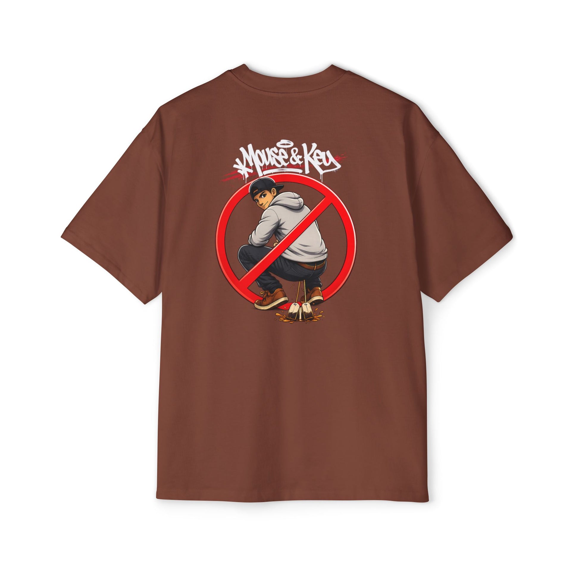 Mouse & Key No Tea Baggin' - Oversized Tee