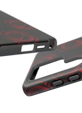 Coque de téléphone — Motif logo M&K à timbre rouge