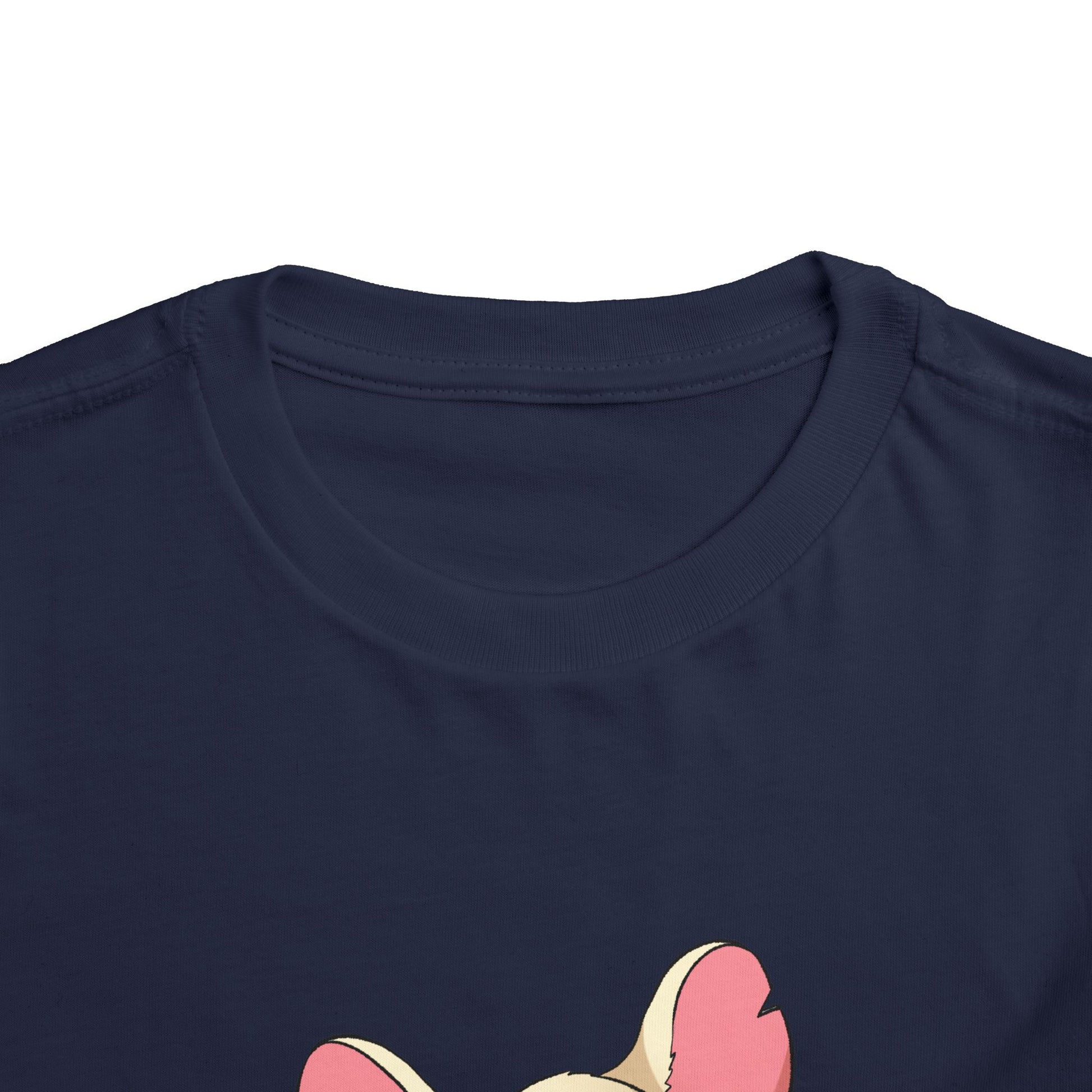 Toddler Tee — Cute Warrior Mouse Graphic Shirt