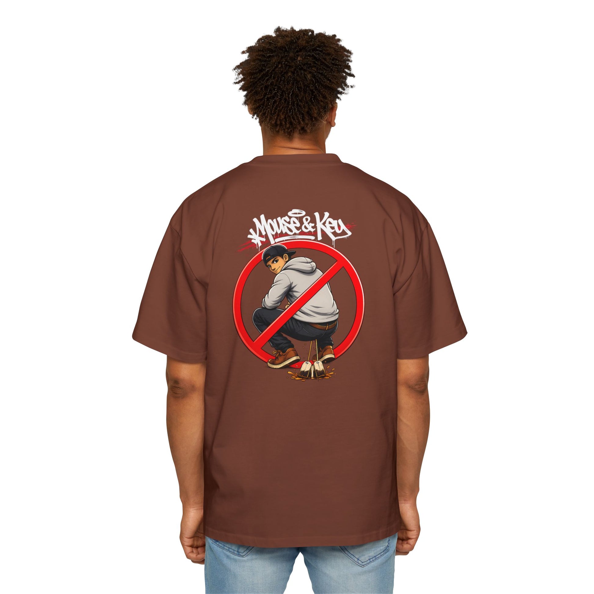 Mouse & Key No Tea Baggin' - Oversized Tee