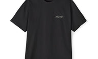 Front of black Mouse & Key Mandala oversized tee featuring intricate mandala mouse logo graphic design