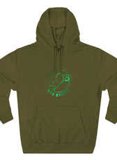 Green M & K Gaming Emblem - Fleece Hoodie