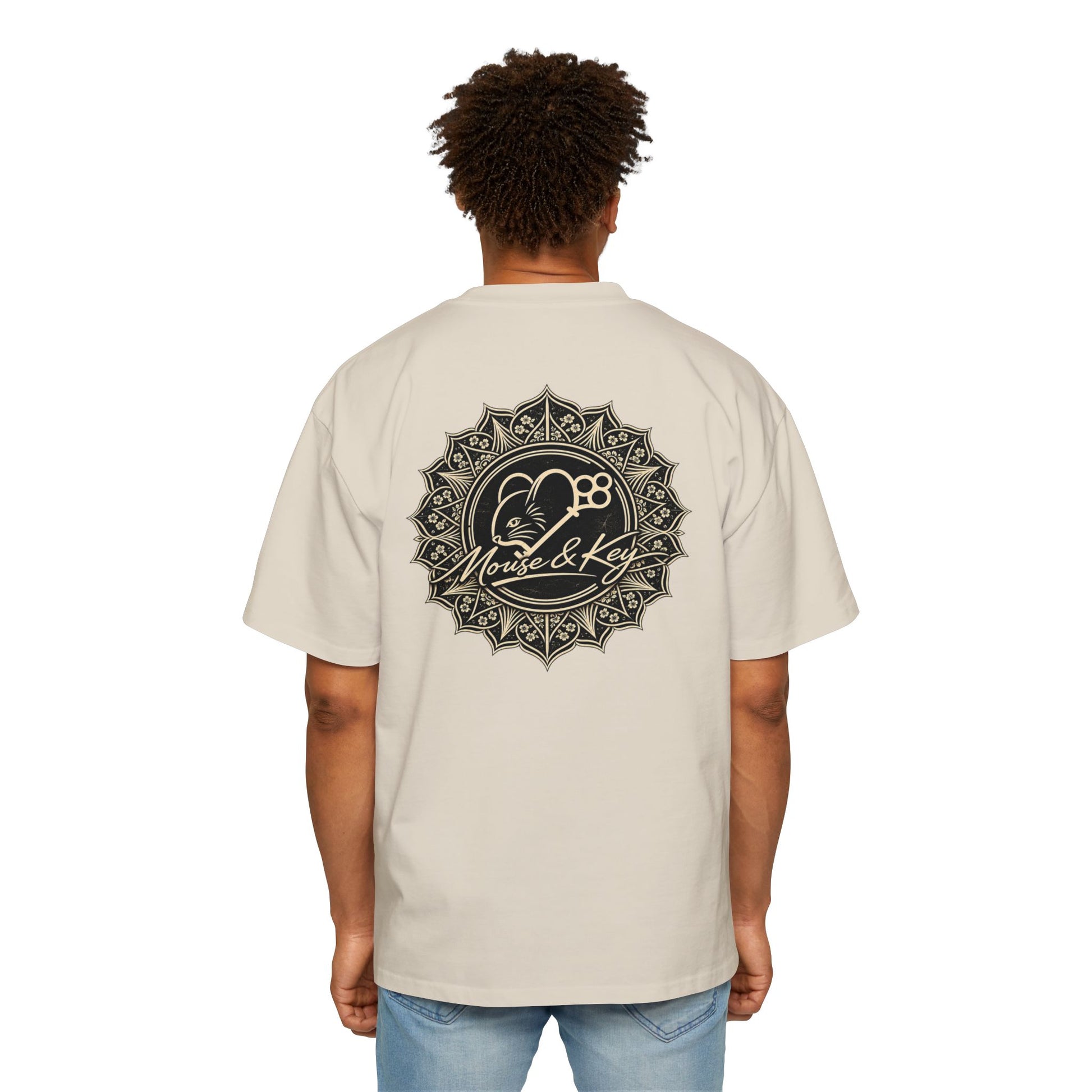 Mouse & Key Mandala Oversized Tee