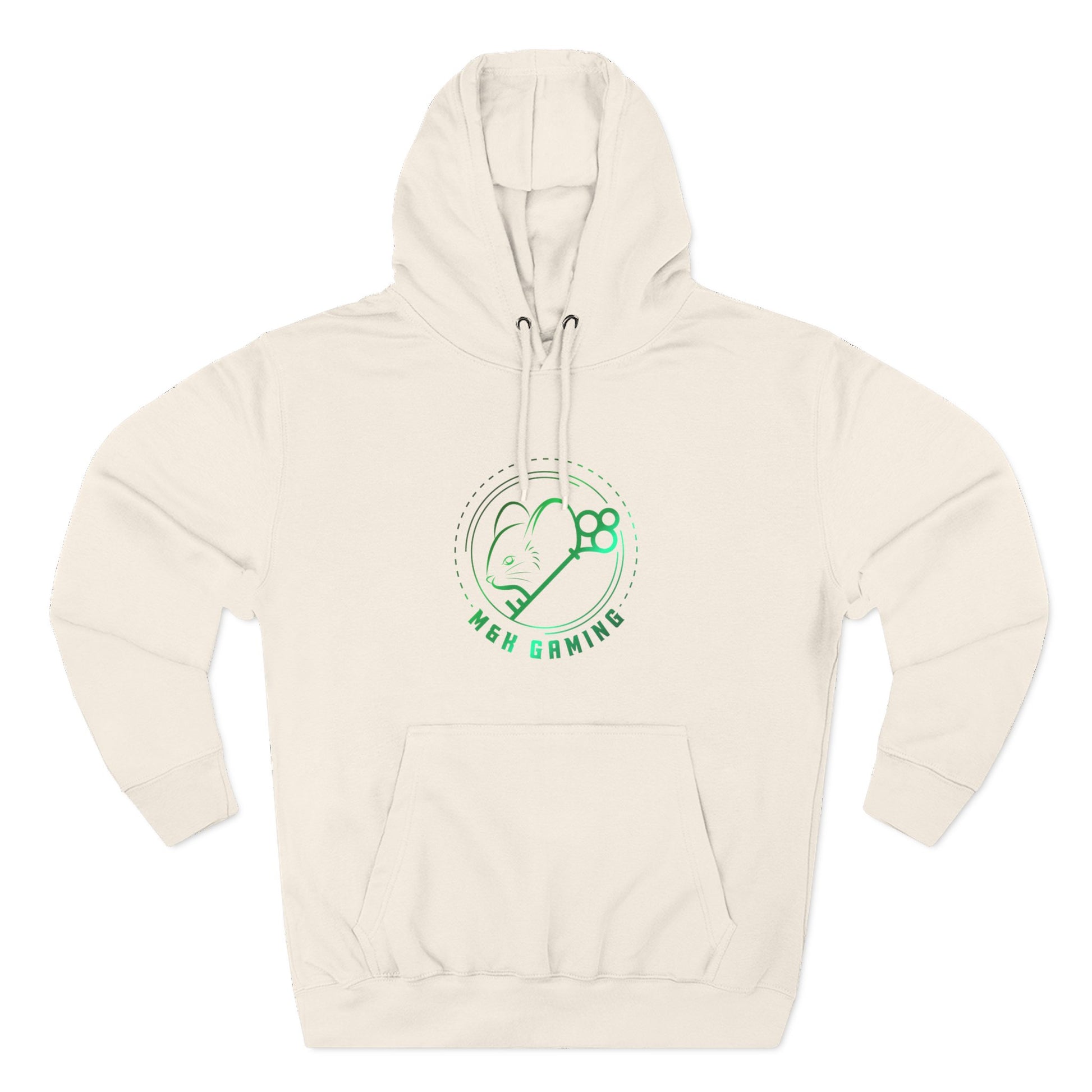 Green M & K Gaming Emblem - Fleece Hoodie