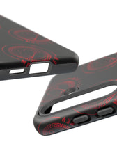 Coque de téléphone — Motif logo M&K à timbre rouge