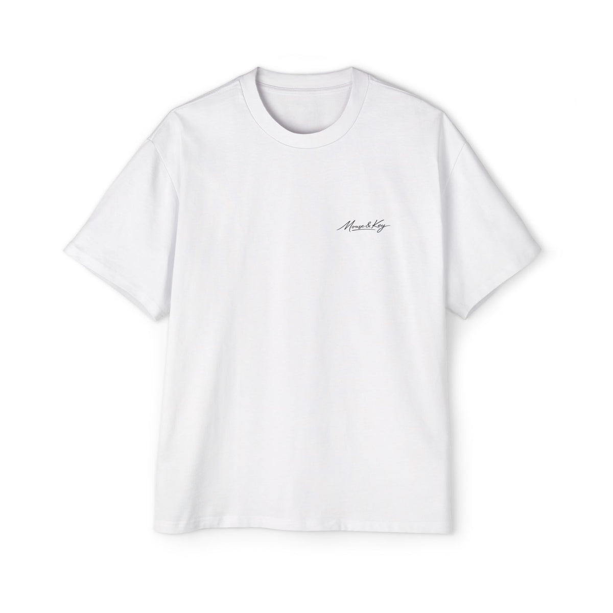 T-shirt oversize Mandala souris et clé