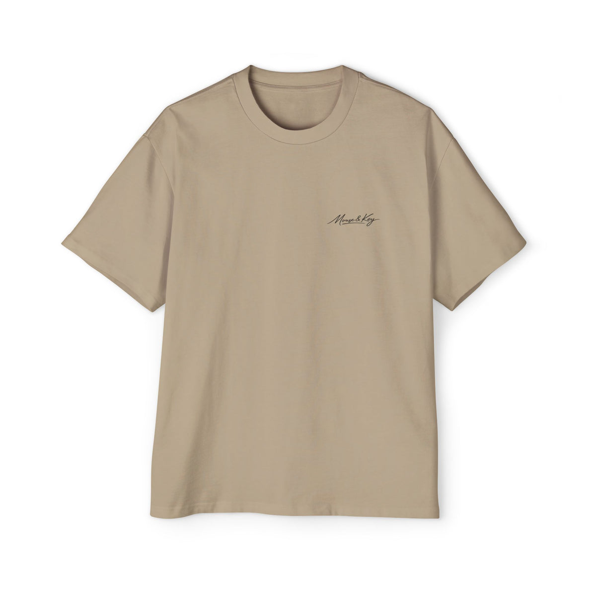 T-shirt oversize Mandala souris et clé