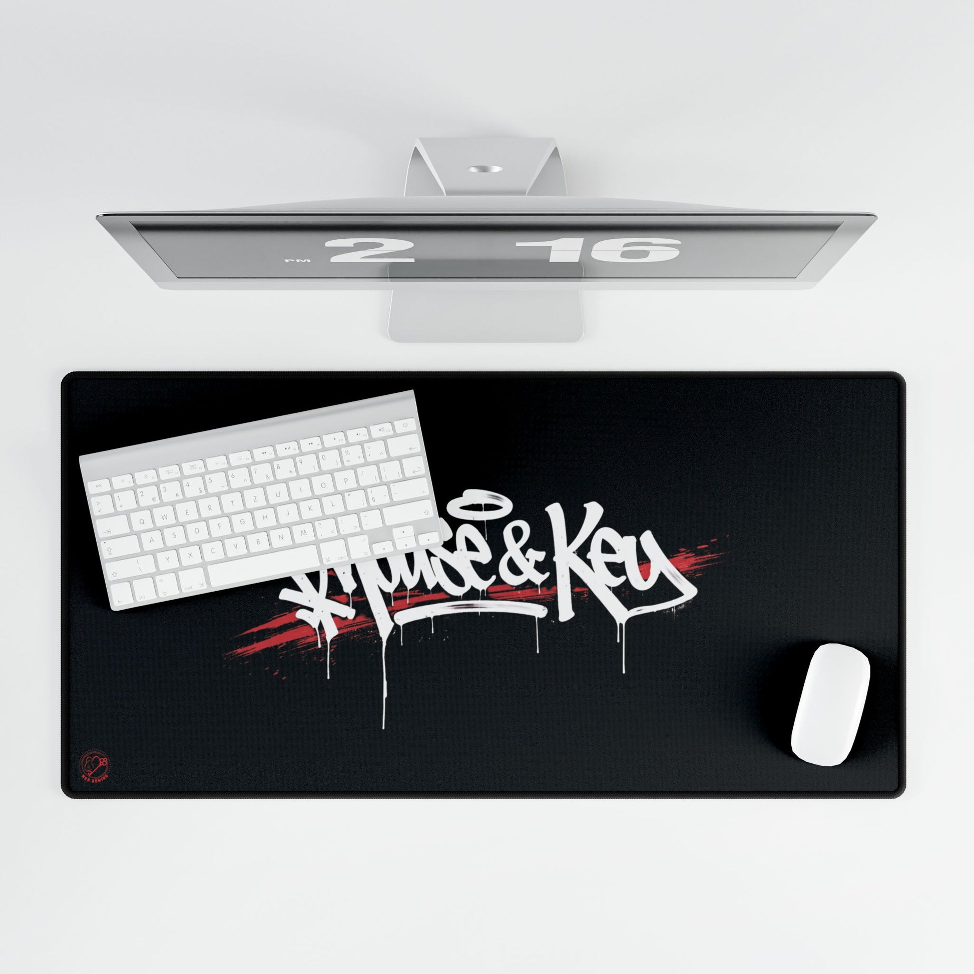 Mouse & Key Graffiti Gaming Desk Mat