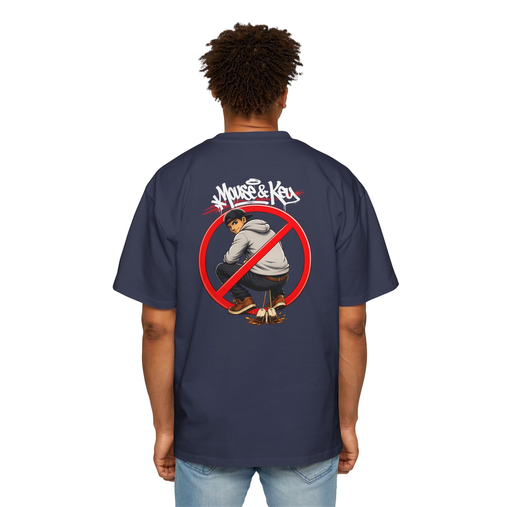 Mouse & Key No Tea Baggin' - Oversized Tee