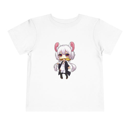 T-shirt pour tout-petit Mia Souris et Clavier - Motif Souris Chibi