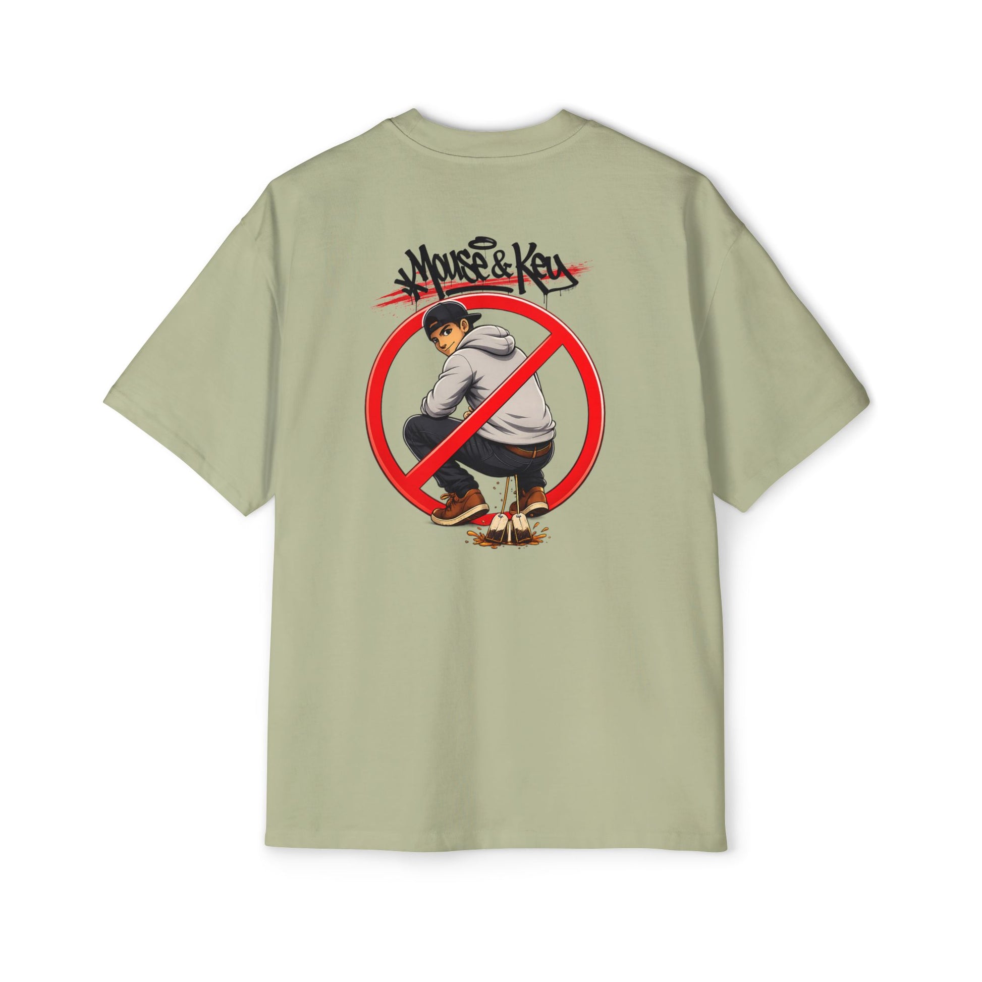 Mouse & Key No Tea Baggin' - Oversized Tee