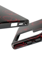 Coque de téléphone — Motif logo M&K à timbre rouge
