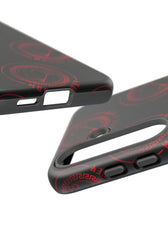 Coque de téléphone — Motif logo M&K à timbre rouge