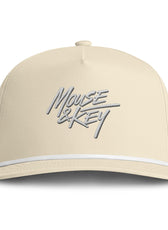 Mouse & Key Embroidered Snapback Hat - Rope Cap