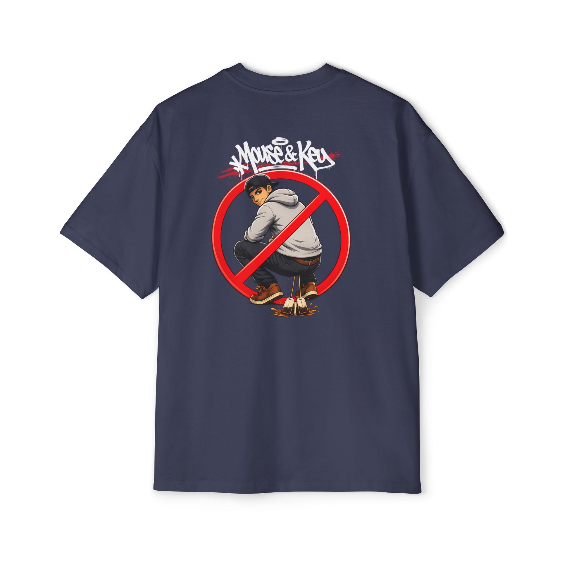 Mouse & Key No Tea Baggin' - Oversized Tee